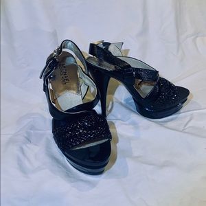 Michael Kors Black Sandal Heels